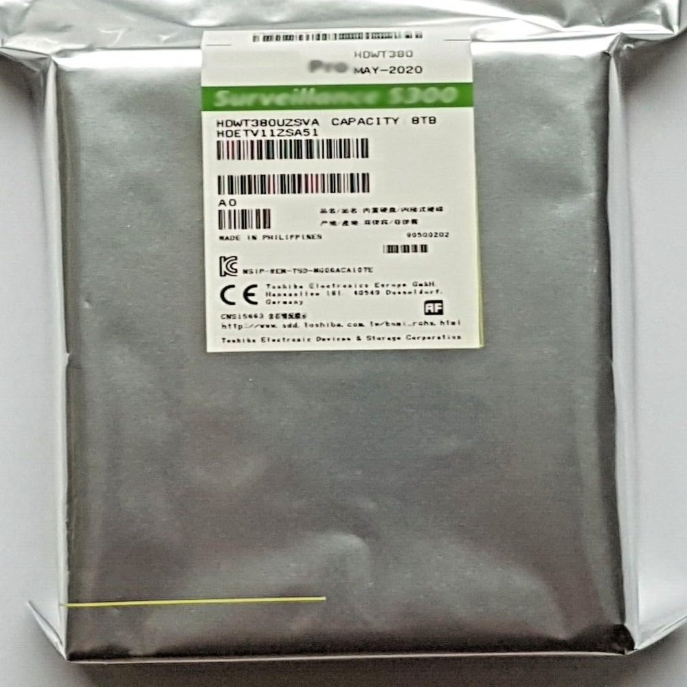 8 TB SATA S300 Pro HDETV11ZSA51 7200 RPM 128MB HDD 3.5 Inch Hard Drive