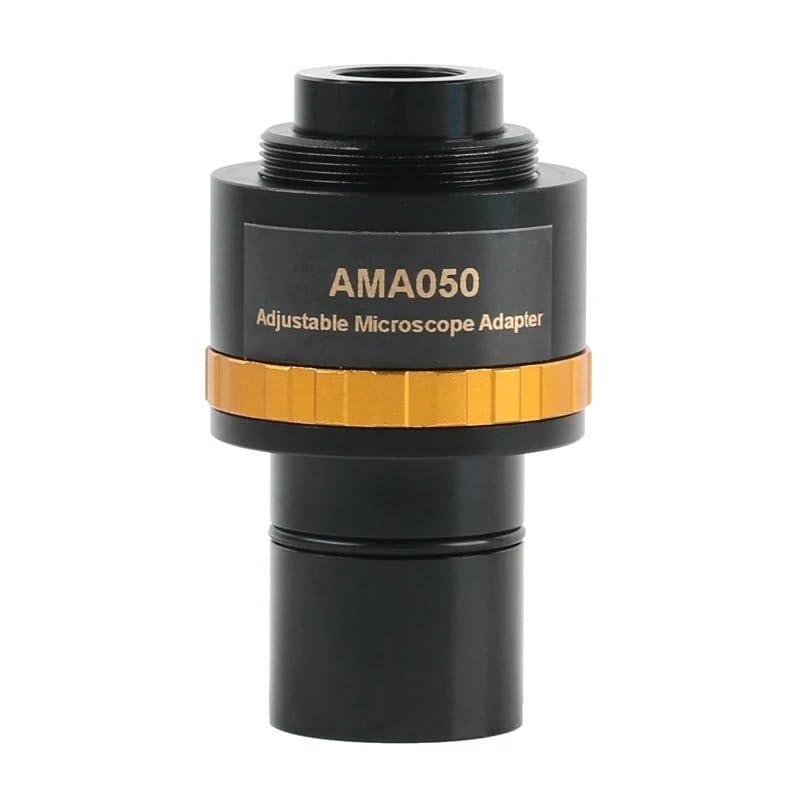 ZGYDNM Handheld Digital Microscope Accessories 0.37X 0.5X 0.75X Microscope Electronic Eyepiece C-Mount Adapter Lens to 23.2mm for Microscope Camera Microscope Accessories (Color : AMA050 0.5X)