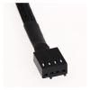 Tongkat 5PCS 4 Pin PWM Connector Case Fan Extension Power Cable Fit Fit Compatible Computer CPU Fit Compatible Computer Case Fan 12 Inch view 3