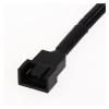 Tongkat 5PCS 4 Pin PWM Connector Case Fan Extension Power Cable Fit Fit Compatible Computer CPU Fit Compatible Computer Case Fan 12 Inch view 4
