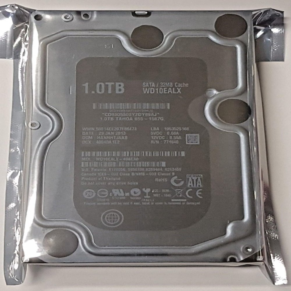 1TB SATA WD10EALX-408EA0 7200rpm 32MB HDD 3.5" Hard Drive