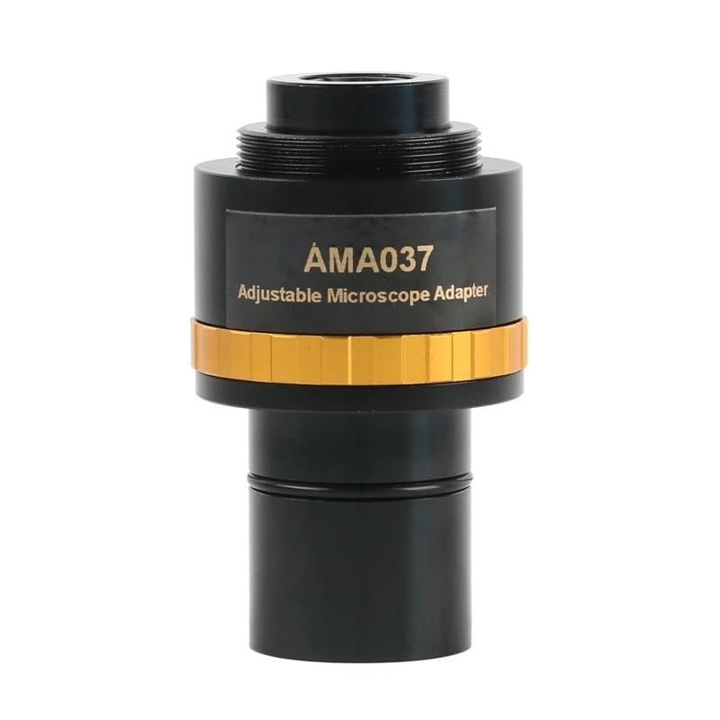 PtaTt Handheld Digital Microscope Accessories 0.37X 0.5X 0.75X Microscope Electronic Eyepiece C-Mount Adapter Lens to 23.2mm for Microscope Camera Microscope Accessories (Size : AMA037 0.37X)
