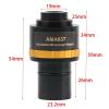 Handheld Digital Microscope Accessories 0.37X 0.5X 0.75X Microscope Electronic Eyepiece C-Mount Adapter Lens to 23.2mm for Microscope Camera Microscope Accessories (Size : AMA037 AMA050) view 4
