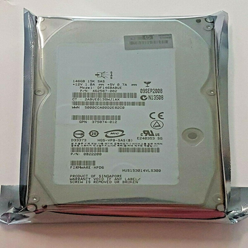 146 GB SAS DF146BABUE 15000 RPM HDD 3.5" Internal Hard Drive