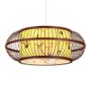 Modern Chandeliers Crystal, LED Modern Chandelier Lamp, Creative LED Pendant Lights Hand-Woven Rattan Hanging Lamp Bamboo Lamp Shade Wicker Ceiling Chandelier E27 Base Lantern Pendant Lamp Lighting Fi view 1