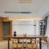 Fashionable Industrial Pendant Lighting V-intage, Kitchen Island Pendant Lighting, Led Wood Hanging Lamp with Built-in Spot Light Compatible with Kitchen/Living Room/Office/Cafe/Study - ,pendant view 2