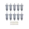 10Pcs Closet Door Heavy Duty Buffer Adjustable Damping Bumper Cabinet Door Reinforcement Muffler Silencer view 1