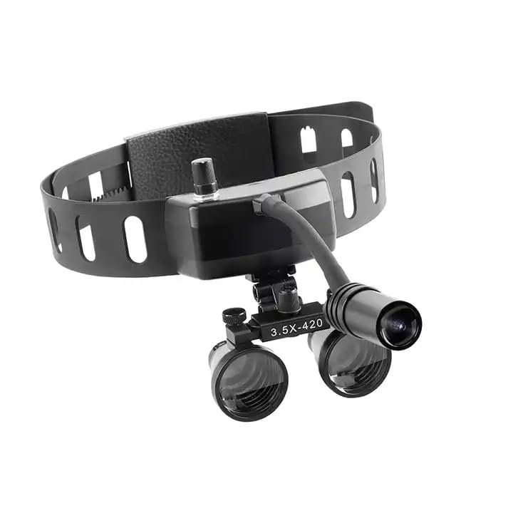 ORILAO 5w Headlight with 3.5X Magnifier Binocular Loupes Magnifying Glass