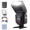 Godox Universal Camera Flash Speedlite with Built-in Receiver with AT-16 2.4G Wireless Trigger Transmitter Guide Number 33 S1 S2 Modes Replacement for Canon Nikon Pentax with 12 * Flash Gels +Diffuser view 1