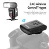 Godox 2X TT520Universal On-Camera Flash Electronic Speedlite + AT-16 2.4G Wireless Trigger Transmitter Guide Number 33 S1 S2 Modes Replacement for Canon Nikon Pentax & 2X Diffusers & 24 X Flash Gels view 2