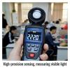 Lux Meter Digital Photometer Illuminometer Max Min Brightness Tester Luxmeter Photography Lighting Test Flow Light Meter Lux Fc Test Large Measuring Range and High Precision view 4