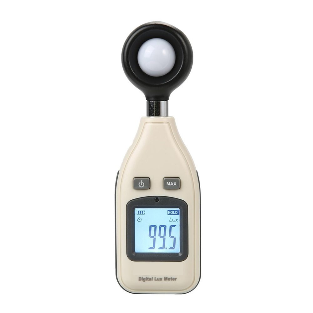 Lux Meter 5PCS Portable Mini Digital Display Lux Meter Automatic Measurement Illumination Meter with Backlight Function Industrial Large Measuring Range and High Precision
