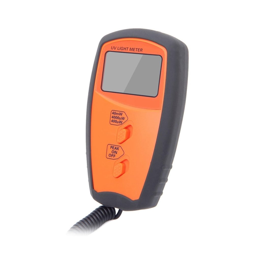 Lux Meter Portable Digital UV Light Meter Handheld UVA UVB Intensity Measure Tester Luxmeter Outdoor Light Radiometes Luxmeter Large Measuring Range and High Precision