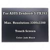 13.9" Replacement for ASUS Zenbook S UX393 UX393EA 3300 x 2200 3.3K LCD LED Display Complete Touch Screen Assembly Jade Black view 1