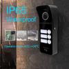 Wired Video Doorbell Apartment Intercom System 3 Units 10 Inches Touch Monitor Wireless WiFi 1080P Camera Phone Kit,Support Monitoring,Unlock for Home Villa (1 Black doorbell+3 Black Monitor) view 3