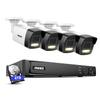 ANNKE H1200 12MP Wired Security Camera System, 4pcs H.265+ 12 Megapixel UHD PoE Surveillance Cameras, Person Vehicle Detection, Spotlight Color Night Vision, 8CH NVR with 4TB Hard Drive view 1