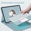 PboyiqiS Keyboard Case for Galaxy Tab A11 (2025) / A9 (2023) 8.7 Inch, Trackpad Detachable Wireless Keyboard Slim Stand Folio Cover with S Pen Holder,Black view 3