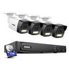 ANNKE H1200 12MP Wired Security Camera System, 4pcs H.265+ 12 Megapixel UHD PoE Surveillance Cameras, Person Vehicle Detection, Spotlight Color Night Vision, 8CH NVR with 1TB Hard Drive view 1