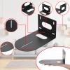 Sumnacon 2PCS PTZ Camera Bracket Universal PTZ Camera Mount Bracket Compatible with for Various PTZ Cameras (Black) view 4