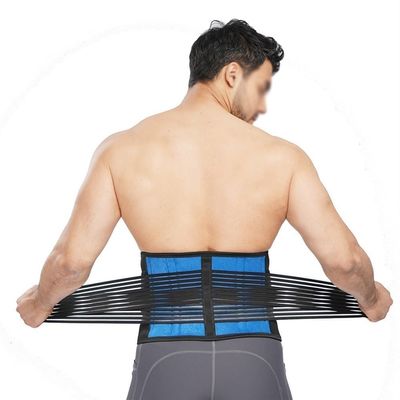 LUXRUB Double Pull Waist Support Trainer Men Women Posture Corrector Low Back Brace Plus Size Lumbar Decompression Belt Abdomen Slimming Bands S-6XL (Color : Blue, Size : 3X-Large)