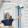 EVERSECU 2K WiFi PTZ Bullet Camera, Outdoor/Indoor, Pan/tilt, 2-Way Audio, Night Vision, Motion Detection Auto Tracking, Waterproof, Remote Access, RTSP Stream, Compatible with Alexa(4pack) view 2