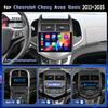 [4+128G] Android 15 Radio for Chevy Sonic 2011 2012 2013 2014 2015, 9 Incell Full Touchscreen Stereo Wireless CarPlay/Android Auto Bluetooth GPS Navigation 5G WiFi FM/RDS + AHD Backup Camera view 2