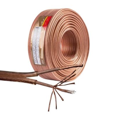 QukAn DIY Loud Speaker Cable HiFi Audio Line Cable OFC Speaker Wire (Color : 300 core, Size : 50m)