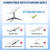 Klutchtech Starlink Cable 300FT, Starlink Replacement Cable for Standard Actuated Gen 2 Wire Extension V2 with End Caps Waterproof Gray (300FT/91M) view 2