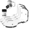 AZURAOKEY Wall Mount Acrylic Bracket Compatible with Eufy Security Indoor Cam S350, Acrylic Surveillance Bracket with Adhesive and Screws, Indoor/Outdoor, Better Camera Angles, 3Pack view 1