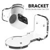 AZURAOKEY Wall Mount Acrylic Bracket Compatible with Eufy Security Indoor Cam S350, Acrylic Surveillance Bracket with Adhesive and Screws, Indoor/Outdoor, Better Camera Angles, 3Pack view 3