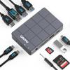 MAIWO USB-C Hub with M.2 SSD Enclosure, 11-in-1 Laptop Docking Station with 4K@60Hz, 100W PD, 1000Mbps Ethernet, SD/TF Card Slot, 10Gbps M.2 NVMe/SATA Slot, USB X4 view 1
