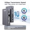 MAIWO USB-C Hub with M.2 SSD Enclosure, 11-in-1 Laptop Docking Station with 4K@60Hz, 100W PD, 1000Mbps Ethernet, SD/TF Card Slot, 10Gbps M.2 NVMe/SATA Slot, USB X4 view 4