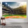 12x8ft Baseball Backdrop Baseball Field Stadium Photography Background Birthday Baby Shower Party Cake Table Banner Decorations Sport Games Photo Booth Props view 3