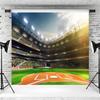 12x8ft Baseball Backdrop Baseball Field Stadium Photography Background Birthday Baby Shower Party Cake Table Banner Decorations Sport Games Photo Booth Props view 4