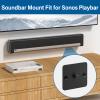 notiela Heavy-Duty Mount Bracket for Sonos Playbar Wall Mount Under TV Mounting Bracket for Sonos Playbar Mount - Simple and Easy to Install for Space Saving view 2