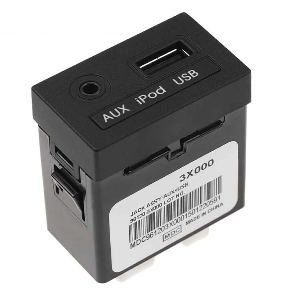 EUPLI USB AUX Port Adapter Audio Player and USB Socket for Hyundai 2011 2012 2013 961203X000 96120-3X000