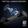 Sound Bars for Smart TV with Wired Subwoofer, 2.1 Deep Bass Small Soundbar Home Theater Surround System Speaker with 4 Inch Subwoofer, Bluetooth/Optical/AUX Connection, Compact Soundbar for TV view 3