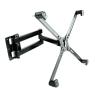 505mm Long 123L-AD600 Full Motion 10"-27" Monitor Mount On Wall for No Hole TV Wall Bracket Swivel 360 Tilt 3 Arm Tube 25kg (Color : DL-123L-AD600) view 1