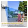 Floodlight Camera 5MP Floodlight Camera Outdoor Color Night Vision External Wireless WiFi Camera Security CCTV Camera Surveillance Outdoor and Indoor Camera view 4