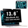 ZOEGAA MacBook Air 13.6 inch Privacy Screen, Removable Privacy Screen MacBook Air 13.6 & 13 inch 2022-2025 (M2, M3, M4, Pro, Max, Chip), Reusable Laptop Screen Protector Anti-Glare Blue Ray Reduction view 1