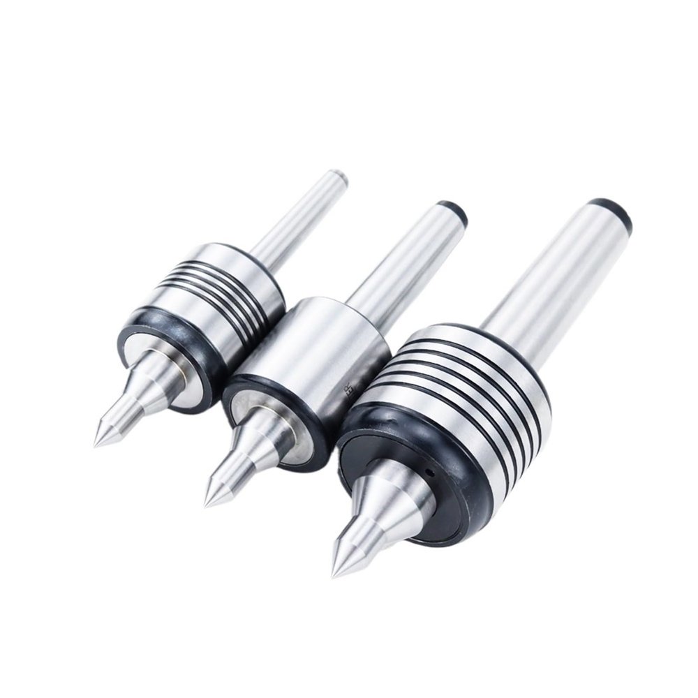 DEMCAY MT1 MT2 MT3 MT4 Lathe Rotary Live Center Taper Tool Triple Bearing Revolving Milling Machine Morse Toolholder Accessories (Size : MT2)
