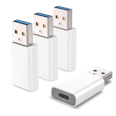 MOSWAG USB to USB C Adapter, USB C Female to USB Male Adapter Compatible with Apple MagSafe Watch 9/8/7/SE/Ultra, for iPhone 17 16 15 14 13 Mini Pro Max,iPad,Galaxy Note,Pixel,CarPlay,Wall Plug
