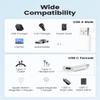MOSWAG USB to USB C Adapter, USB C Female to USB Male Adapter Compatible with Apple MagSafe Watch 9/8/7/SE/Ultra, for iPhone 17 16 15 14 13 Mini Pro Max,iPad,Galaxy Note,Pixel,CarPlay,Wall Plug view 2