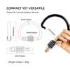 UP Security Heavy Duty Carabiner, Large Carabiner Clip 4 inch 25KN with Combination Lock, Combo Locking Caribeaner, D Ring Clip, for Outdoor Gate, Helmet Lock, Hammock, Swing Holder, Rope, Chain Link view 3