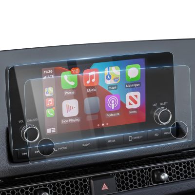 Karltys [Upgrade 2PCS Screen Protector for Honda Civic Sport /11th Gen 2022~2025/HR-V 2023~2025 7-Inch Accessories [No Glare & Fingerprint] for Touchscreen Tempered Glass Navigation Film