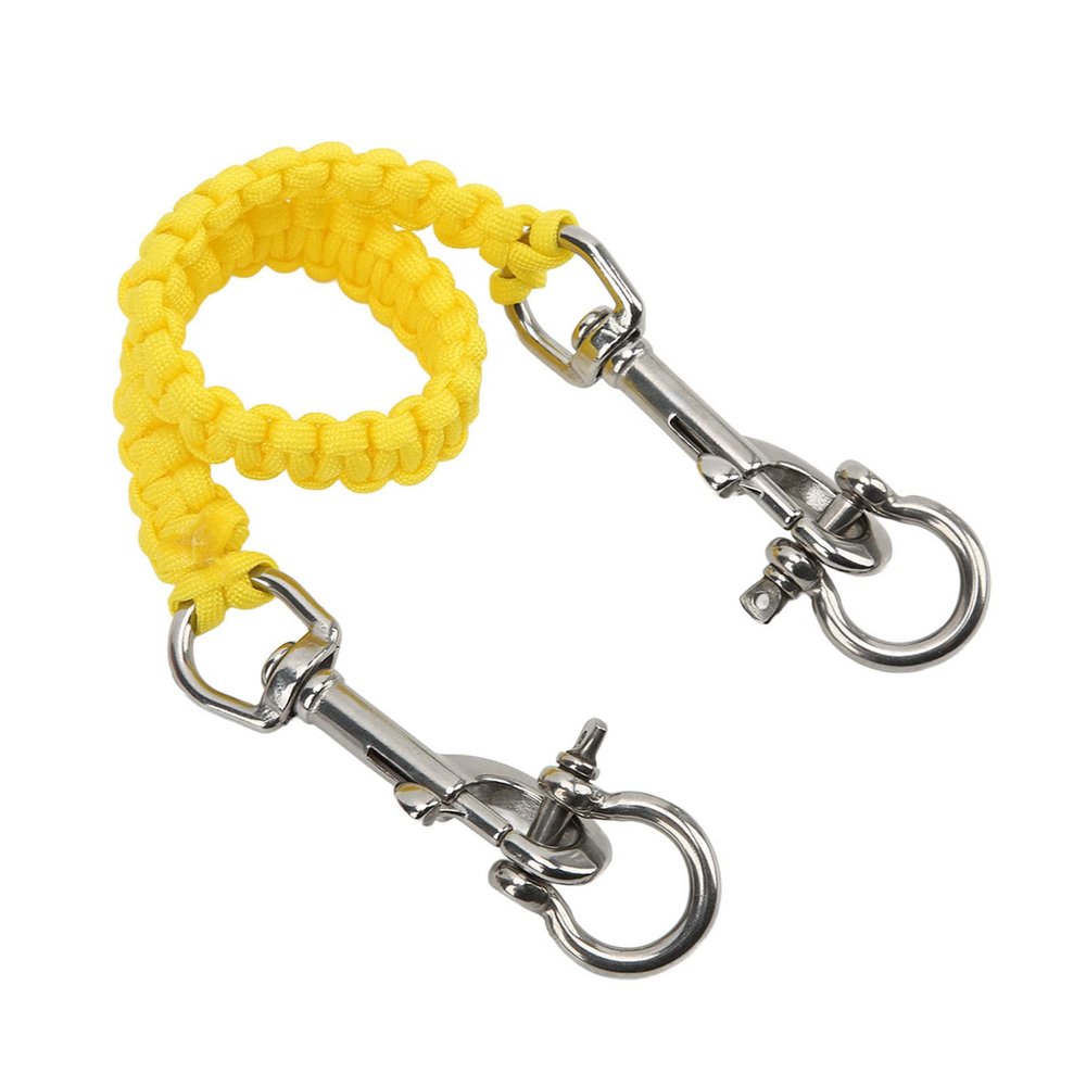 Gavigain Diving Camera Tray,Handle Rope Underwater Camera Lanyard,Diving Camera Rope,Underwater Camera Handle Fixing Strap Convenient Accessories for Underwater Shooting (Yellow)