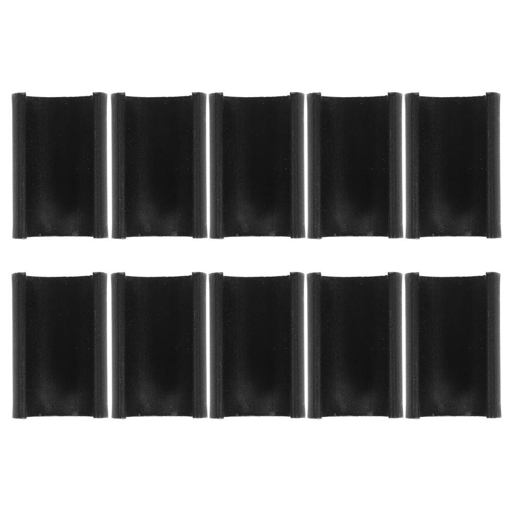 Osaladi 10 Pcs U Shaped Chair Pads 22mm Opening Grey Felt Plastic