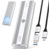 iDiskk 40Gbps 1TB M.2 NVMe SSD Professional Sturdy USB-C Aluminum External Solid State Hard Drive - Up to 3000MB/s, Thunderbolt 3 (40Gbps), USB-C (10Gbps),Compatible with USB4/3.2/3.1/3.0/2.0 view 1