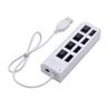 HOMSFOU 2pcs USB Hub Port Independent USB Divider for Easy Device Connectivity Office School Compact Design Built Cable view 3