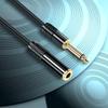 PNGKNYOCN 6.5FT 1/4" TS Extension CableGold Plated 1/4" (6.3mm) TS Mono Male to Female Guitar Extension Cable view 2